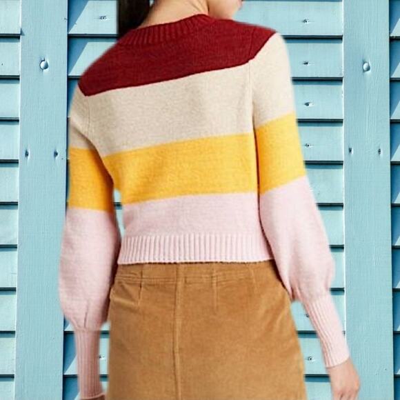 New Wild Fable cropped balloon cardigan sweater S - Picture 3 of 11